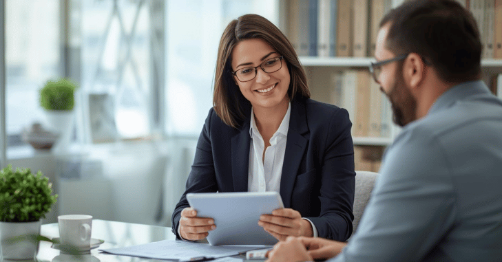 Solicitor advising a client on a disability benefits claim