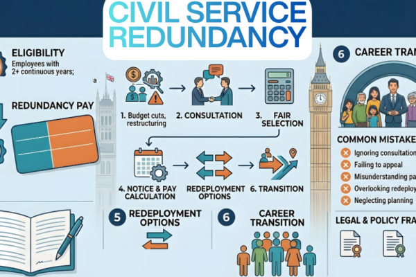 Understanding Civil Service Redundancy: A Comprehensive Guide to Employee Rights, Redundancy Pay, Notice Periods, Redeployment Options, and Career Transition Strategies for UK Civil Servants