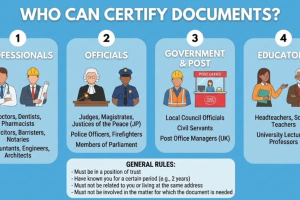 Who Can Certify Documents for Legal and Official Use? Understanding UK Regulations, Accepted Authorities, and Verification Standards